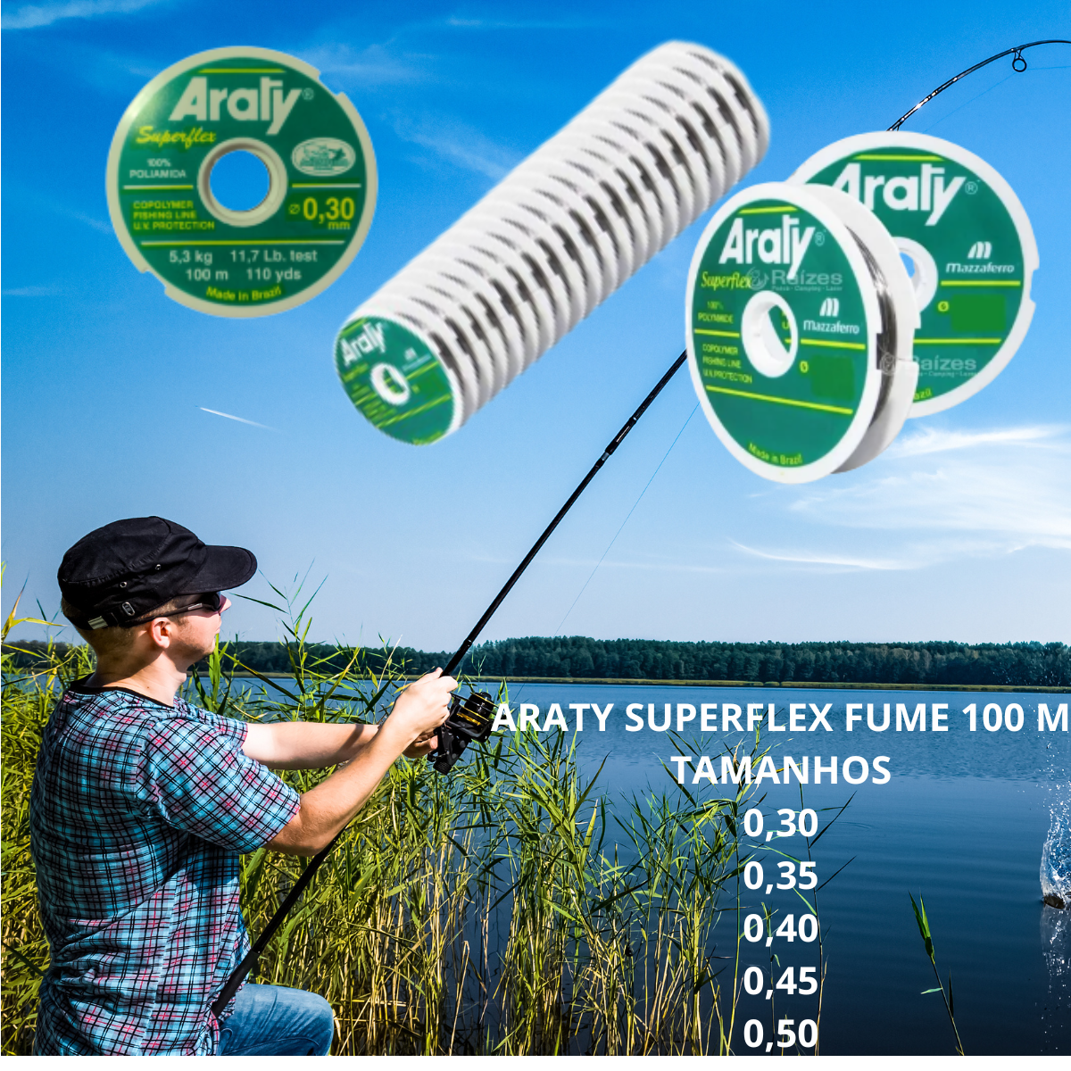 ARATY SUPERFLEX FUMME 100 MT 0,40