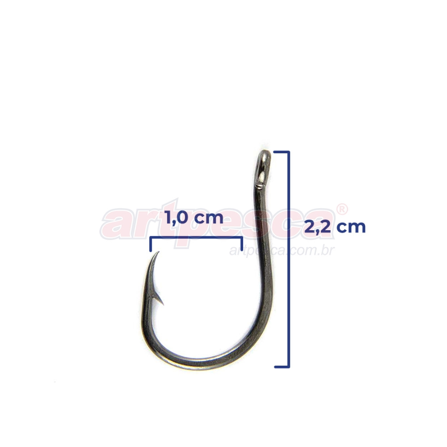 ANZOL CHINU BLACKNICKEL  09 C/ 100 UND,