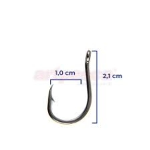 ANZOL CHINU BLACKNICKEL  8 C/ 100 UND,