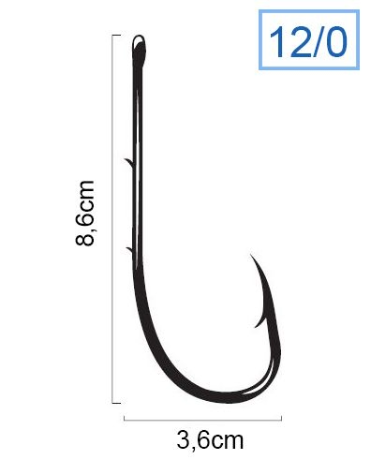 ANZOL 4330 NICKEL N. 12 CX C/ 100 UN