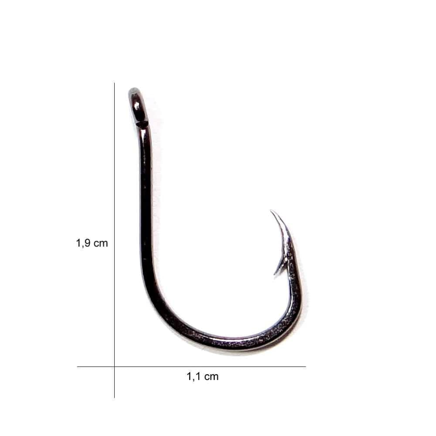 ANZOL CHINU BLACKNICKEL  5 C/ 100 UND,