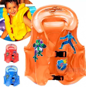 COLETE INF. INFLÁVEL COLORIDO 45 CM